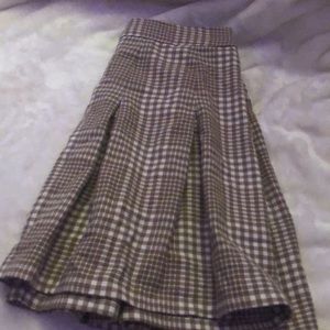 Hollister Co. Hollister Ultra High Rise Skirt S Tan Plaid